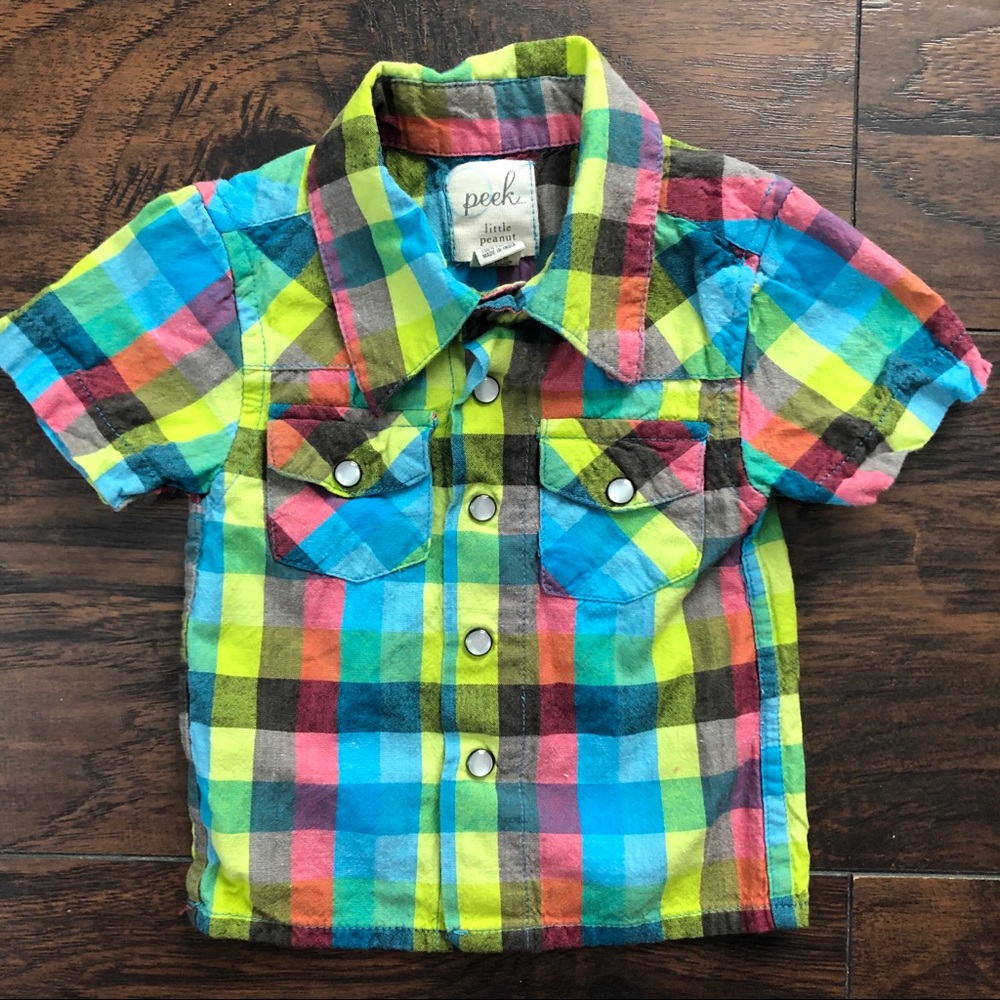 Peek Short Sleeved Button Down